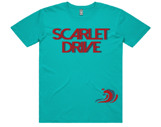Scarlet Drive 'Wave' Blue-Tee